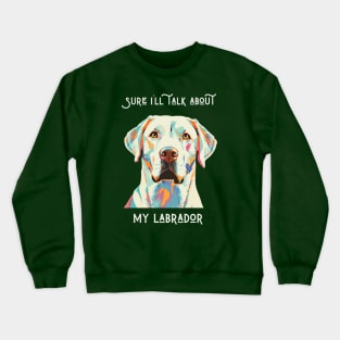 Retro Labrador Retriever graphic Crewneck Sweatshirt